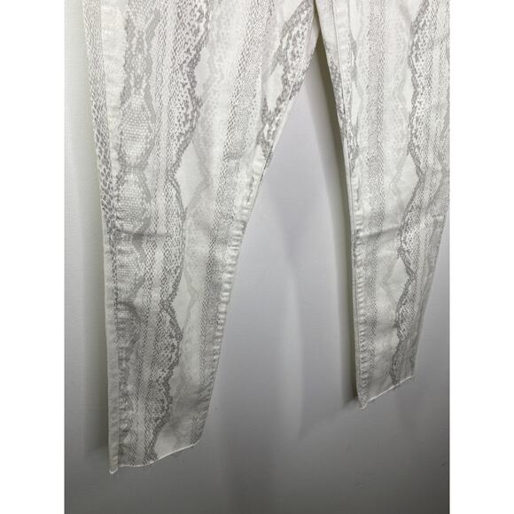 Joe's Jeans Hi (Rise) Honey Cream Grey Curvy Skinny Ankle Jeans Women's Size 31 - Picture 4 of 11